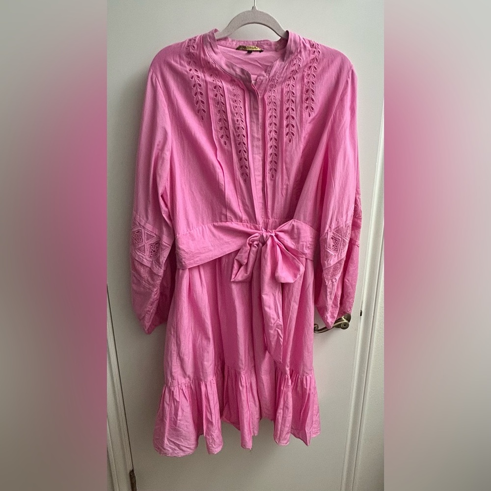 KOBI  HALPERIN  pink dress size X-Large